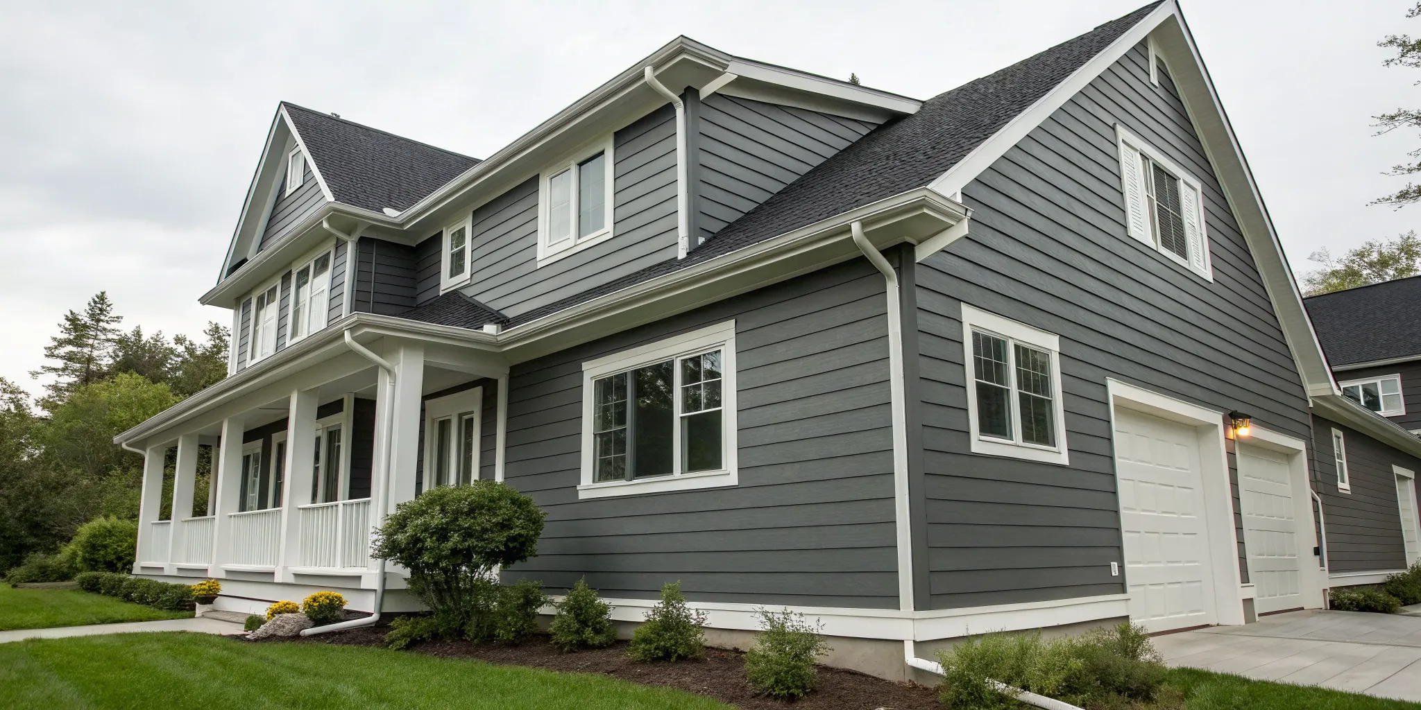 Professional siding installation details on a Michigan home exterior